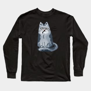 Sad cat Long Sleeve T-Shirt